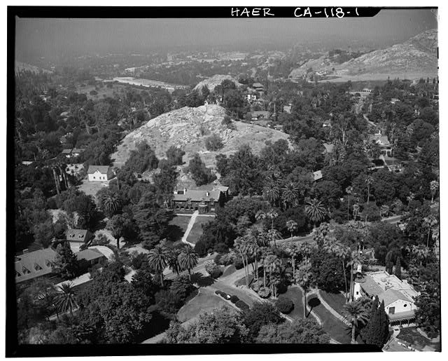 Riverside California 1900s Citrus Orchards Aerial View Orange Grove Landscape