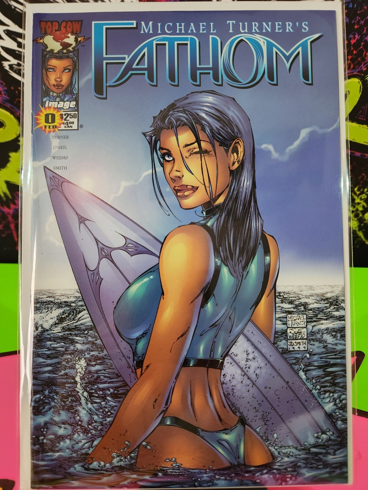 Michael Turner\'s Fathom, Vol. 1 #0 Michael Turner Variant Cover 1st app. of Fath