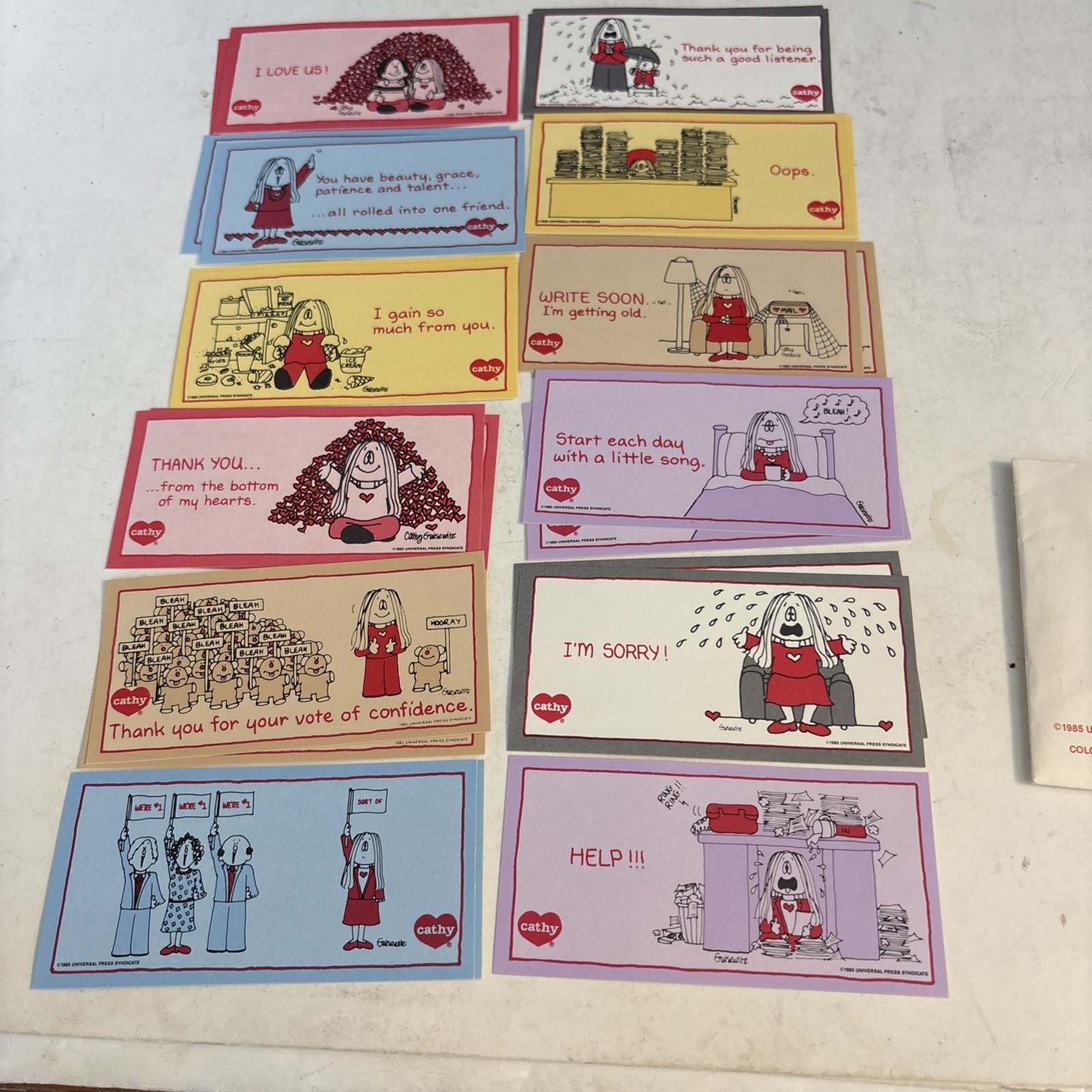 Vintage Cathy Guisewite Reminder Or Gift Cards Unused In Envelope Current Inc Vintage Cathy Guisewite Reminder Or Gift Cards Unused In Envelope Current Inc