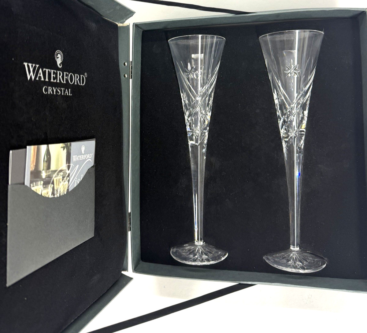 2 WATERFORD CRYSTAL WISHES 11 2 WATERFORD CRYSTAL WISHES 11
