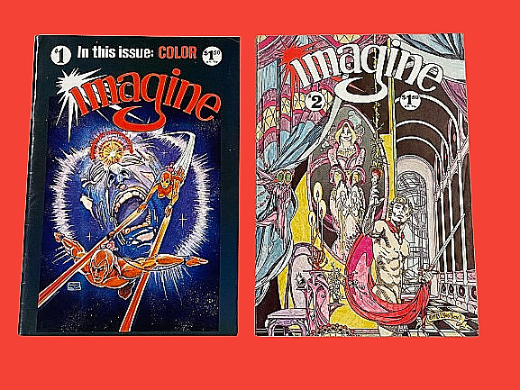 Imagine #1–2 Set 1978 Star*Reach Productions Bronze Age Indie Comics