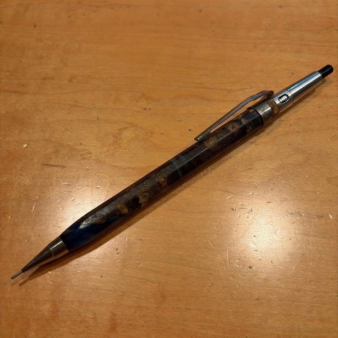 Pentel PG5 Custom Hybrid Wood Mechanical Pencil Octagonal Body 0.5mm Drafting
