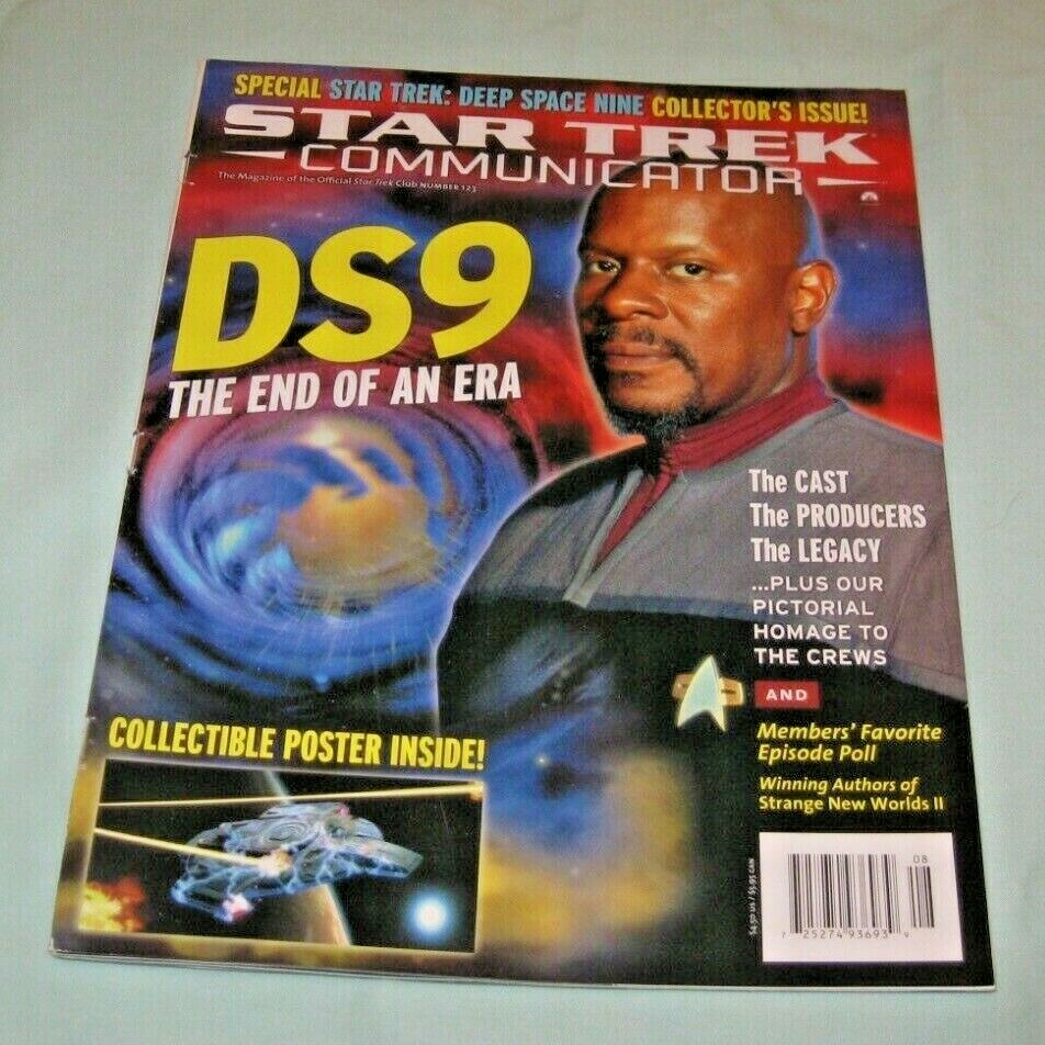 STAR TREK COMMUNICATOR Fan Club Magazine #123 June/July 1999 DS9 Sisko Cover STAR TREK COMMUNICATOR Fan Club Magazine #123 June/July 1999 DS9 Sisko Cover