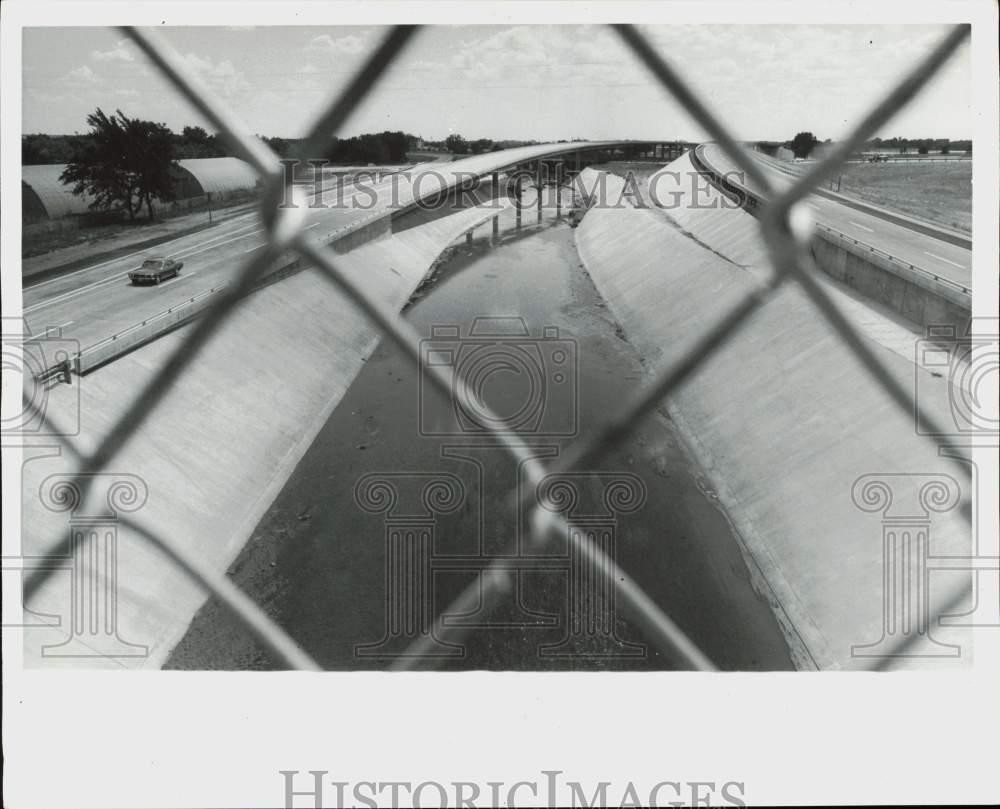 Press Photo Highways along canal - lra47658 Press Photo Highways along canal - lra47658