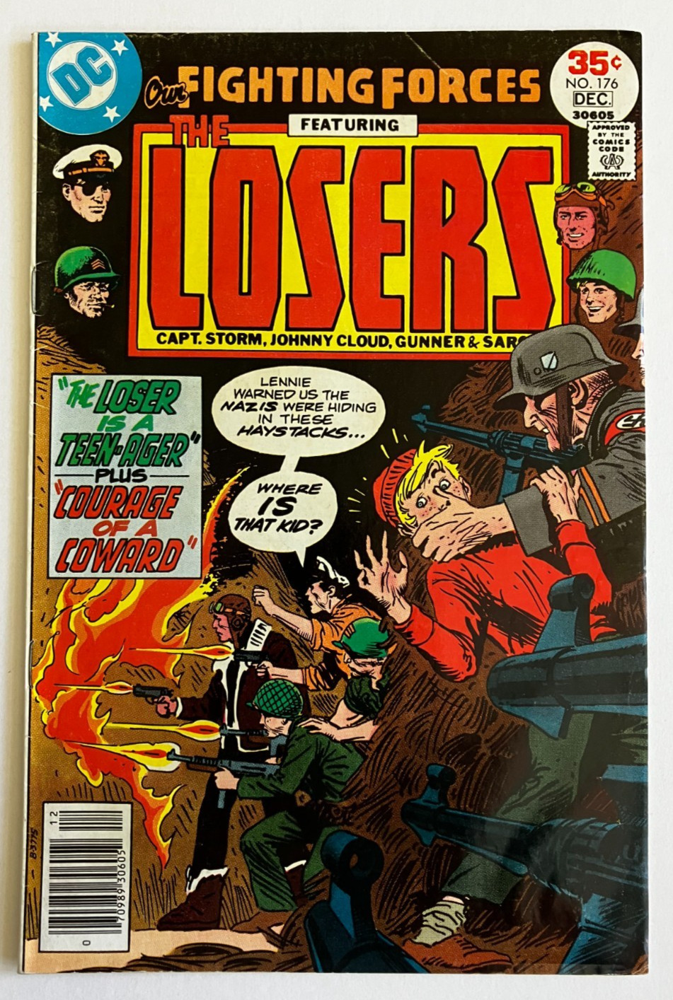 Our Fighting Forces #176 Dec 1977 DC Bronze War| Joe KUBERT Cover | Bob KANIGHER Our Fighting Forces #176 Dec 1977 DC Bronze War| Joe KUBERT Cover | Bob KANIGHER
