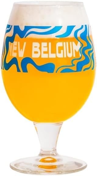 NEW BELGIUM BREWING 2025 Artist Series Globe Glass, 16oz, Glass NEW BELGIUM BREWING 2025 Artist Series Globe Glass, 16oz, Glass