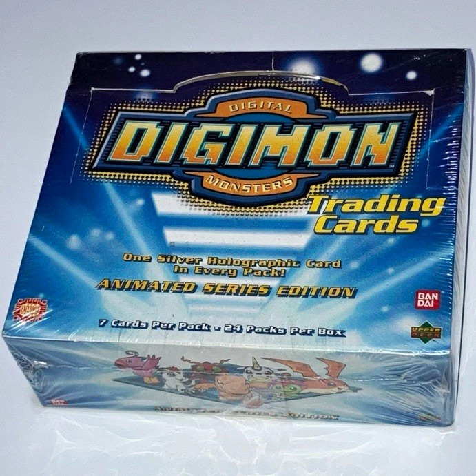 Vintage Digimon Booster Box Trading Cards First Edition New, And Comics Sealed. Vintage Digimon Booster Box Trading Cards First Edition New, And Comics Sealed.