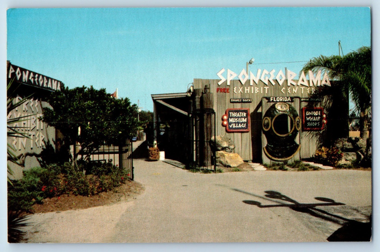 1960 Tarpon Springs Florida Postcard Spongeorama Exhibit Center Theatre Unposted 1960 Tarpon Springs Florida Postcard Spongeorama Exhibit Center Theatre Unposted