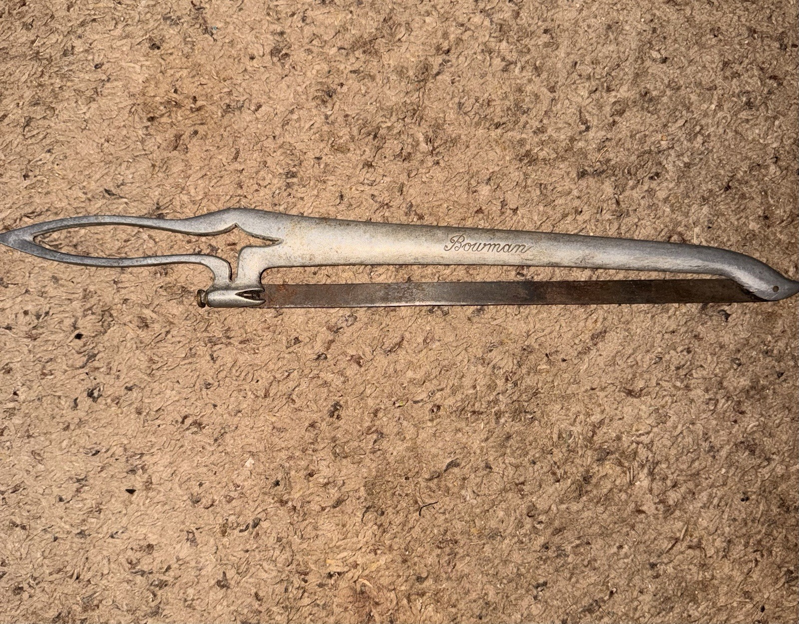 Vintage Bowman Butcher Bone Saw General Metal Products Lancaster PA Pat 7-4-1916 Vintage Bowman Butcher Bone Saw General Metal Products Lancaster PA Pat 7-4-1916