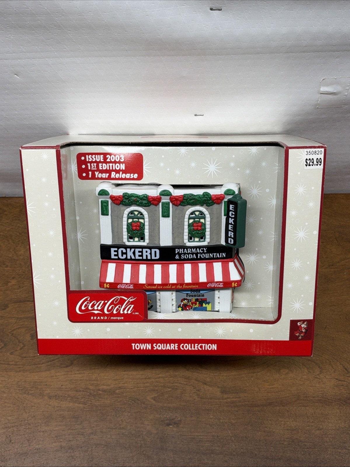 New Coca Cola Town Square Eckerd Pharmacy Fiber Optics CF114704 2003 Village New Coca Cola Town Square Eckerd Pharmacy Fiber Optics CF114704 2003 Village