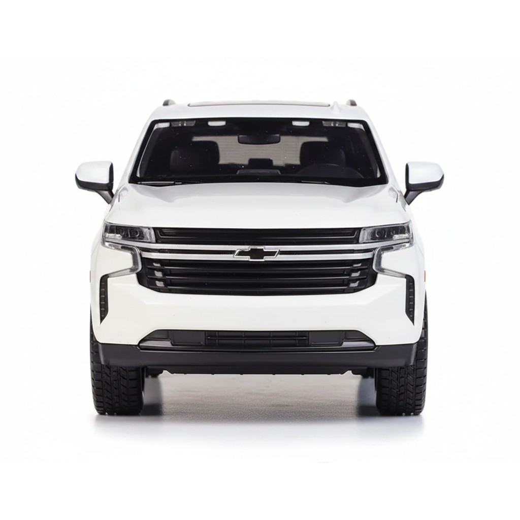 1:26 2021 Chevrolet Tahoe SUV White Alloy Car Model Diecast Collectible Display 1:26 2021 Chevrolet Tahoe SUV White Alloy Car Model Diecast Collectible Display
