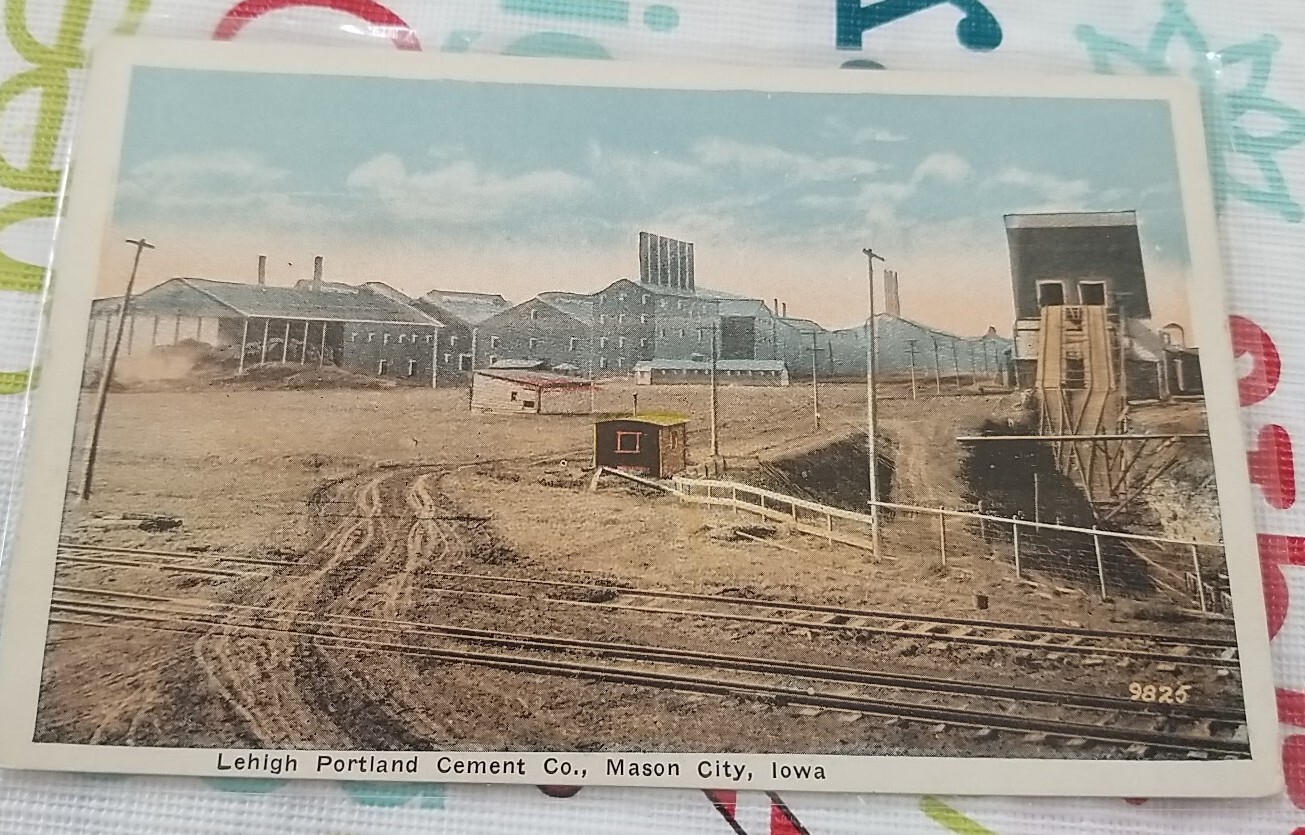 Mason city IA Iowa Lehigh Portland Cement Co. Postcard Mason city IA Iowa Lehigh Portland Cement Co. Postcard