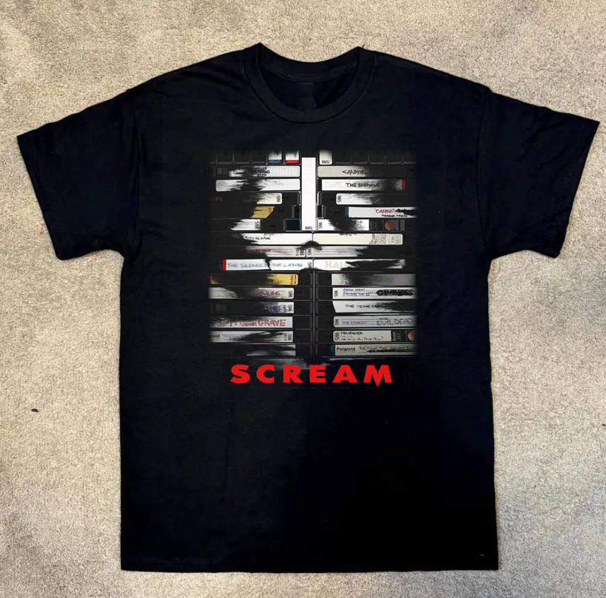 Scream 1996 Ghostface T-shirt Cotton S-234XL Unisex