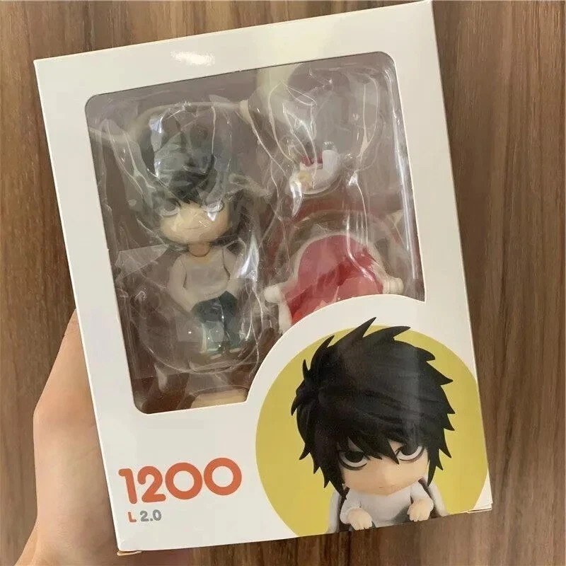 NEW 10CM Death Note Nendoroid L 2.0 1200 Lawliet PVC Anime Action Figure NEW--