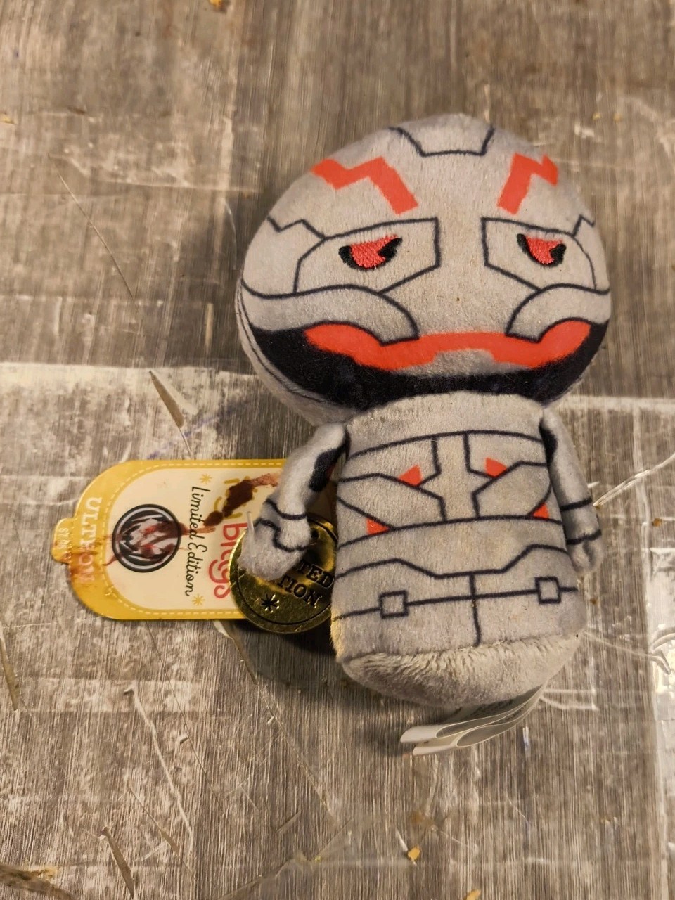 NEW HALLMARK ITTY BITTYS ULTRON PLUSH TOY NWT MARVEL AVENGERS VILLAIN DISNEY 