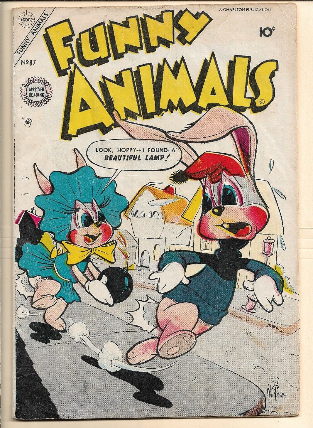 Funny Animals #87 VG+ (1954) Charlton Comics. Cartoon comics