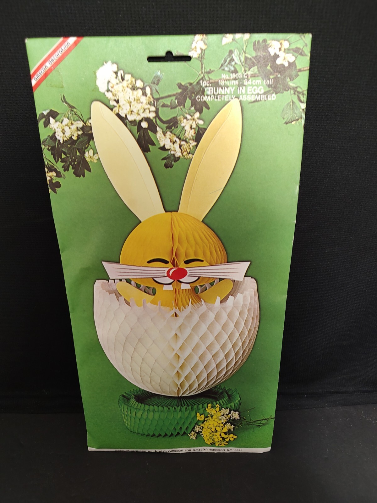 Vtg Easter Bunny Honey Comb NOS