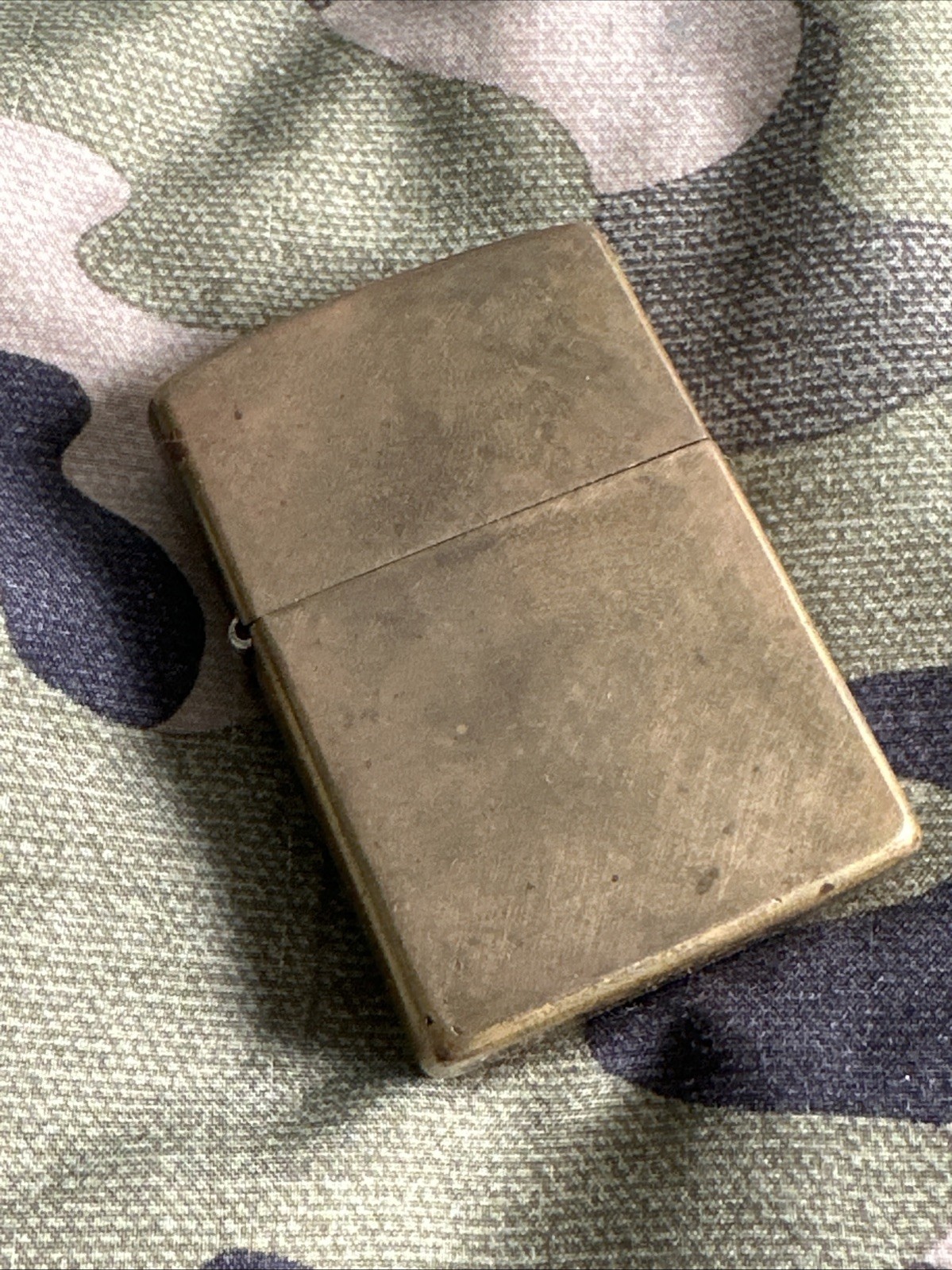 1997 Vintage Zippo Lighter - Solid Brass - Made in Bradford, USA