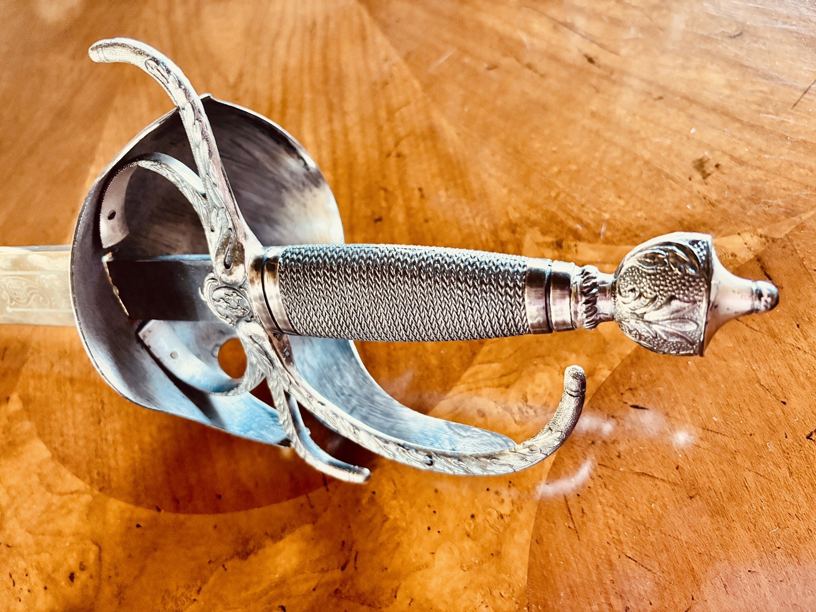 King Charles III Rapier Sword by Marto of Toledo Spain, a decorative replica fea King Charles III Rapier Sword by Marto of Toledo Spain, a decorative replica fea