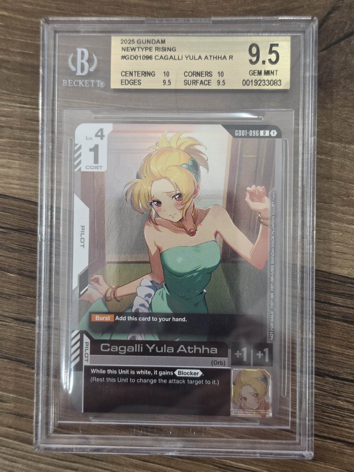 Gundam Card Game Championship Cagalli, English, BGS 9.5 Gundam Card Game Championship Cagalli, English, BGS 9.5