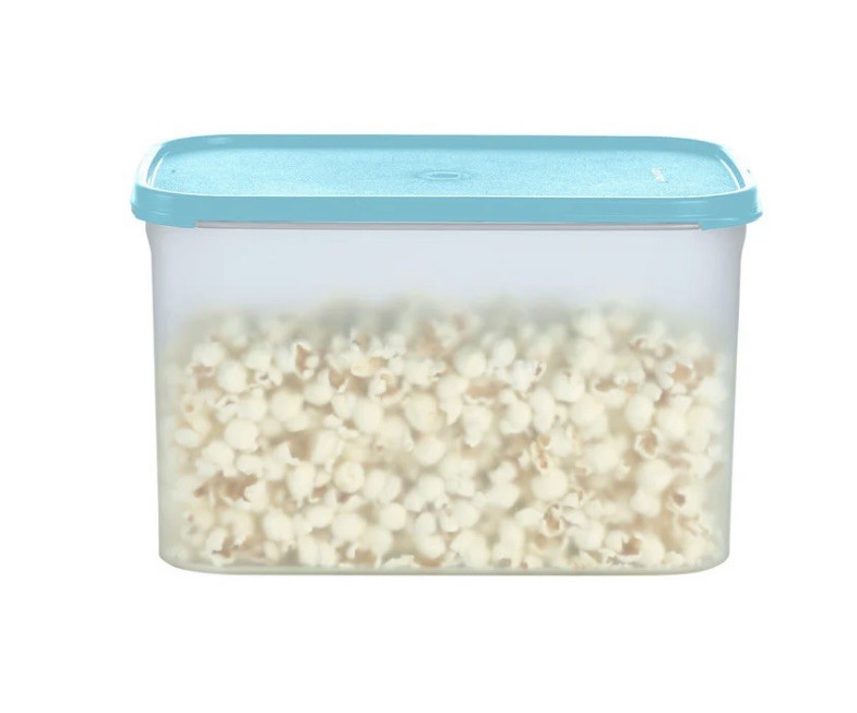 Tupperware Modular Mates 27.5c Rectangular #3 Container Blue Seal New