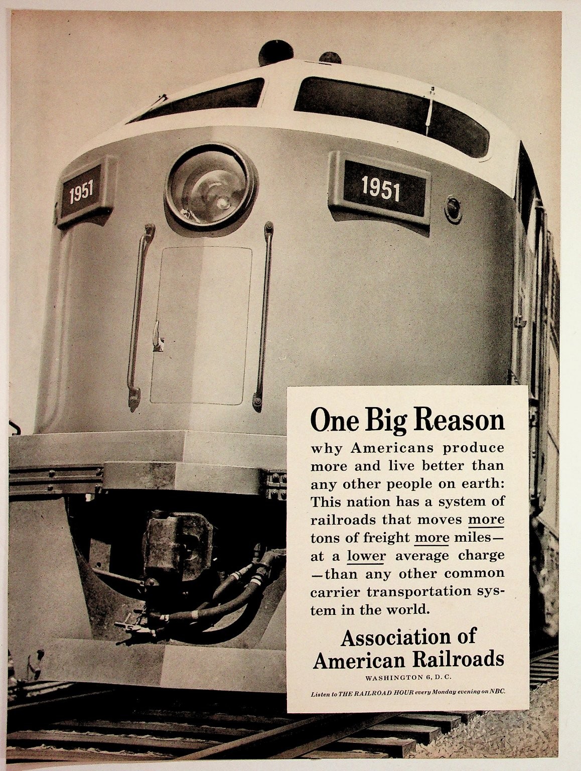 1951 American Railroads Vintage Magazine Ad Train Locomotive Freight Transport 1951 American Railroads Vintage Magazine Ad Train Locomotive Freight Transport
