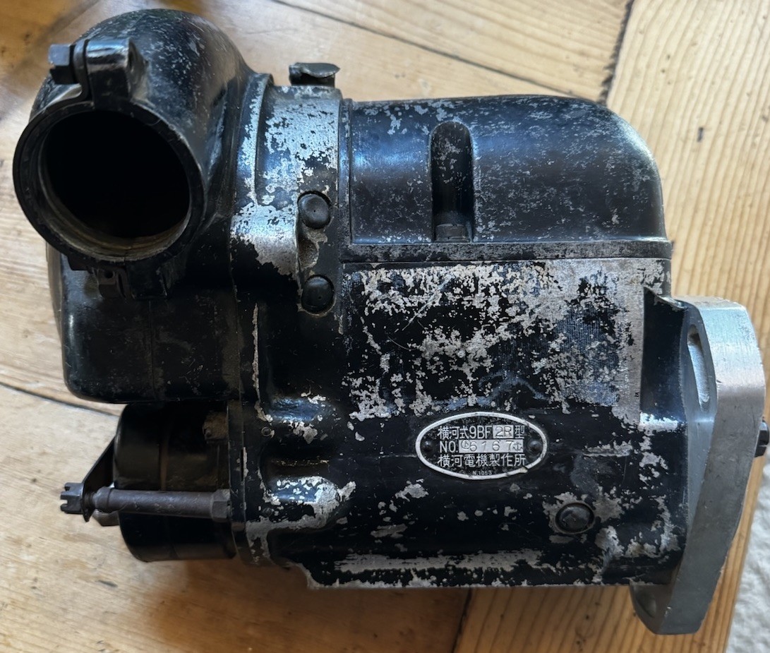Authentic Prewar WWII Imperial Japanese NavyAircraft Magneto Yokogawa 9 Cylinder