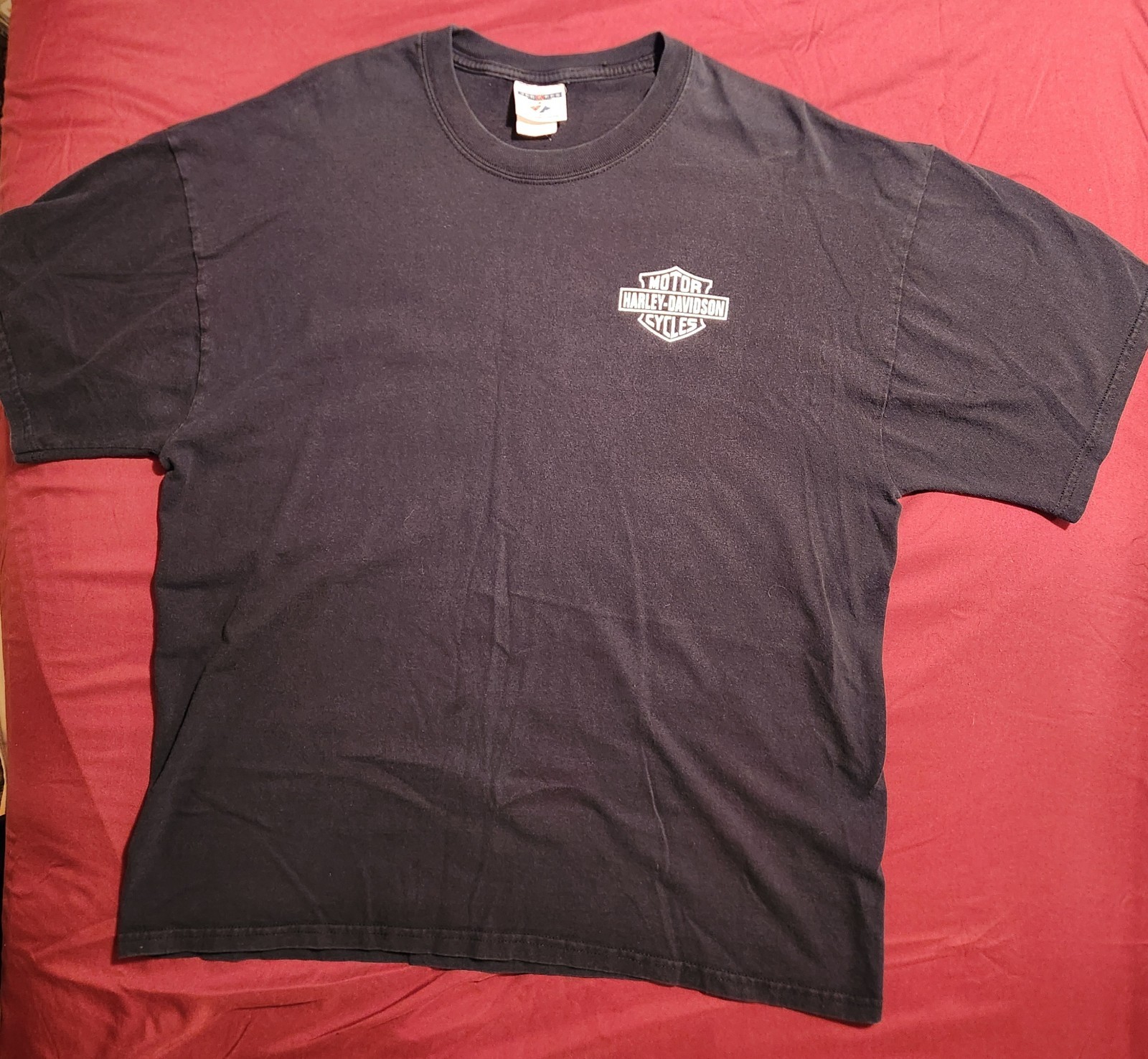 Vintage Harley Davidson USA T-shirt-Black Men's Size XL