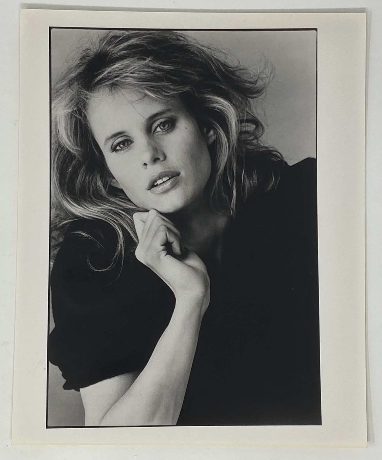 LORI SINGER 8x10 Black White Publicity Photo Reprint B&W Celebrity Actress