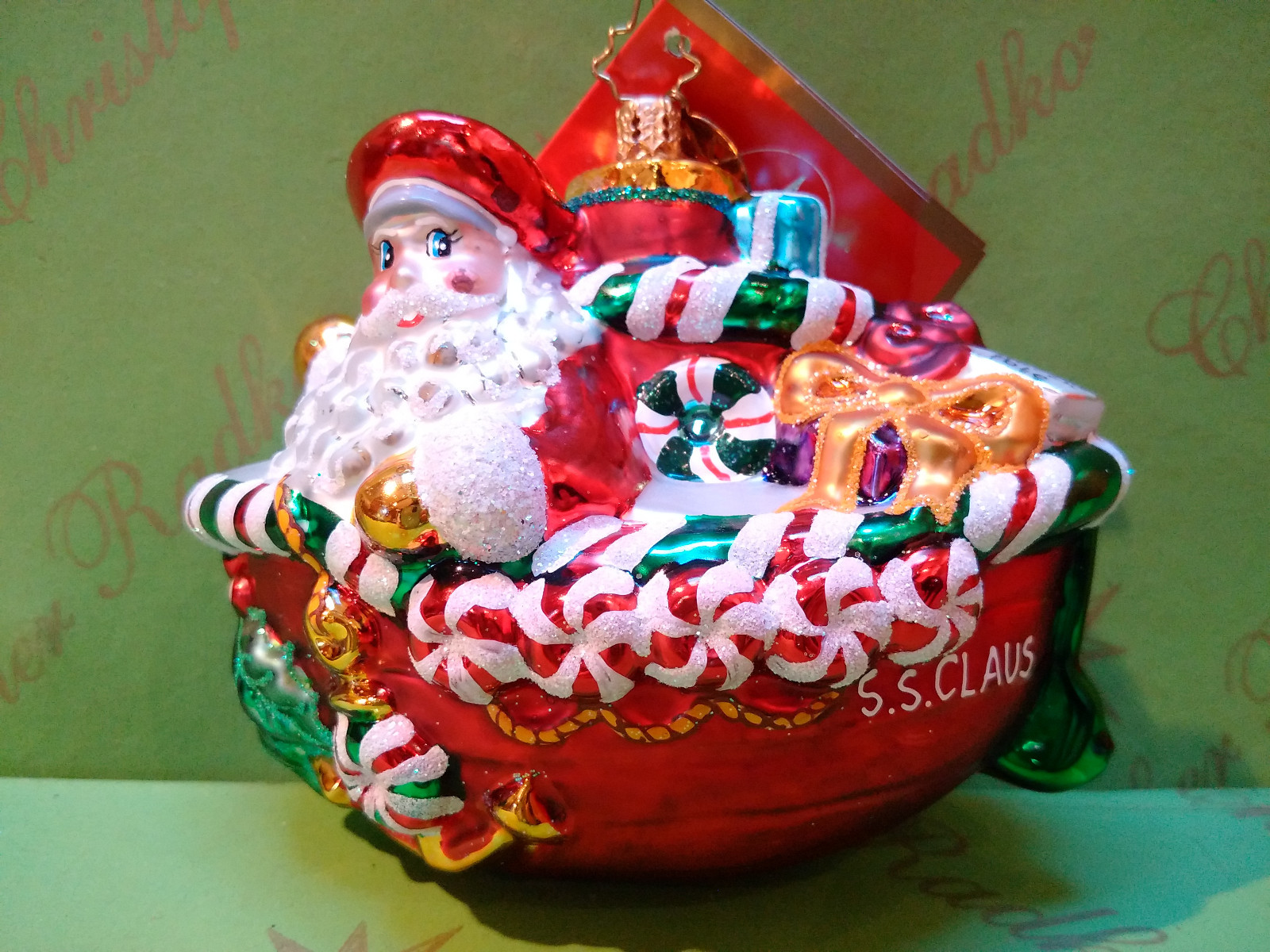 Christopher Radko S S Claus Glass Ornament Christopher Radko S S Claus Glass Ornament