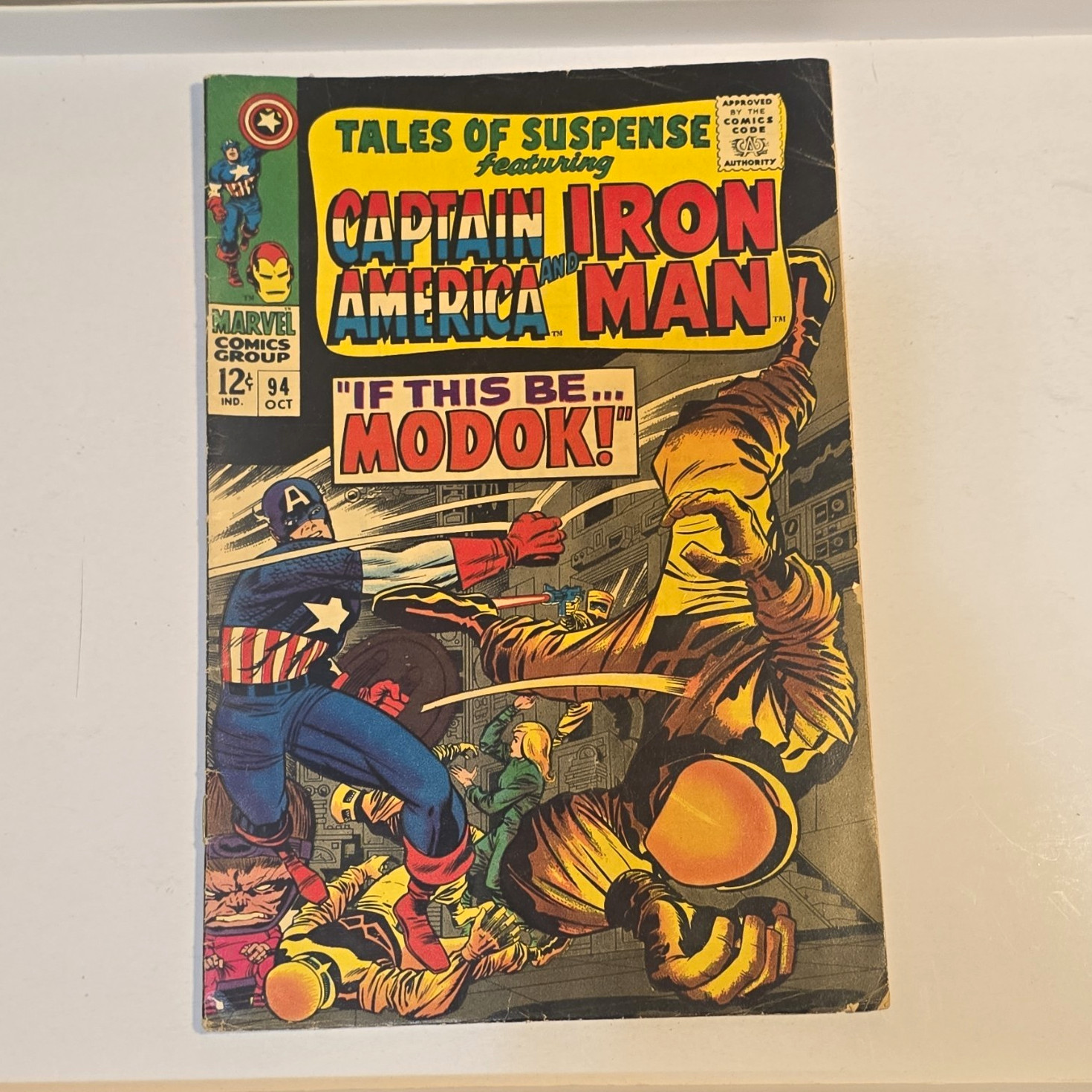 Tales of Suspense #94 (Marvel Comics Group 1967) Captain America Iron Man MODOK