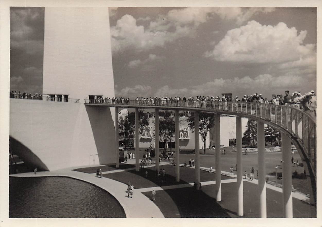 1939 New York City Worlds Fair Souvenir World of Tomorrow Expo Vtg 3x4 Photo 16A