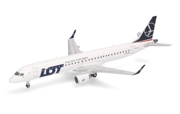 Herpa Wings 573825 1:500 Embraer ERJ195 LOT Polish Airlines SP-LNQ Herpa Wings 573825 1:500 Embraer ERJ195 LOT Polish Airlines SP-LNQ
