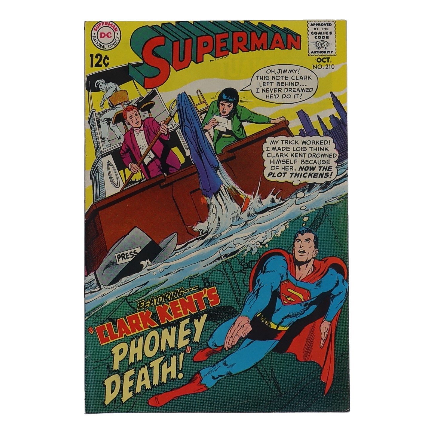 Superman #210 (DC Comics October 1968) Superman #210 (DC Comics October 1968)