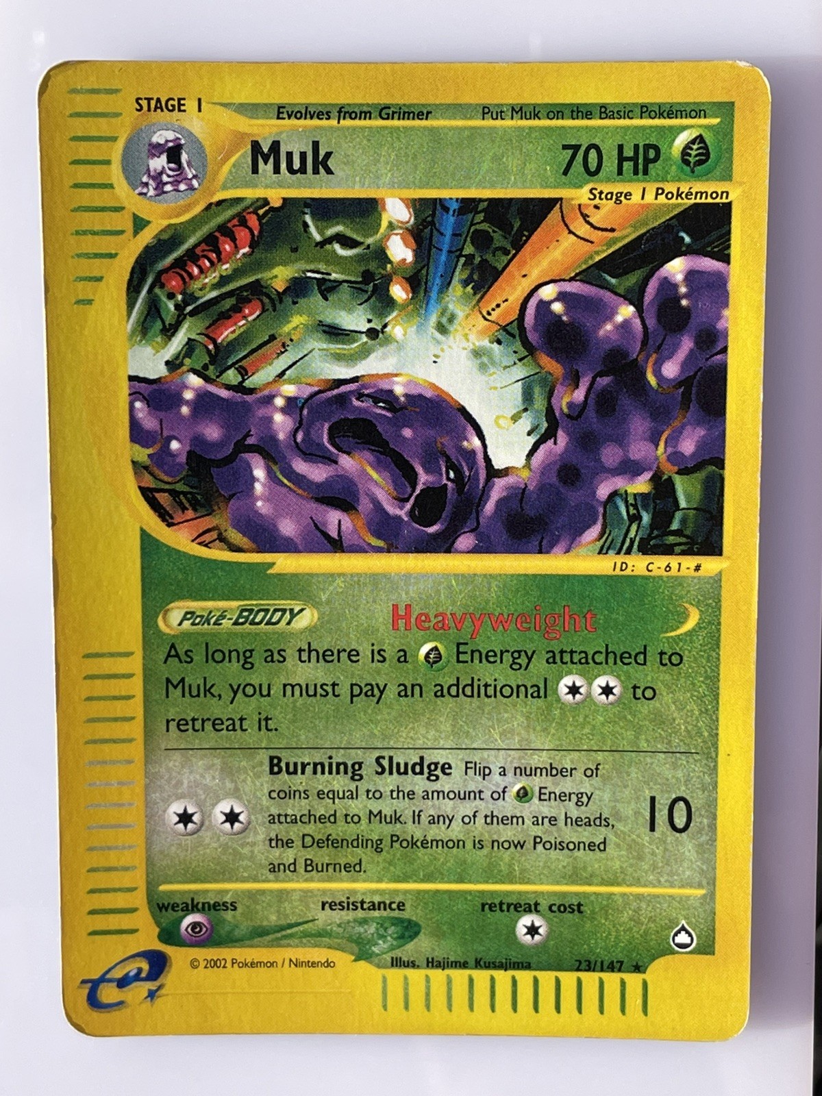 Muk 23/147 Aquapolis Reverse Holo Rare Moderately Played (3) WOTC 2002