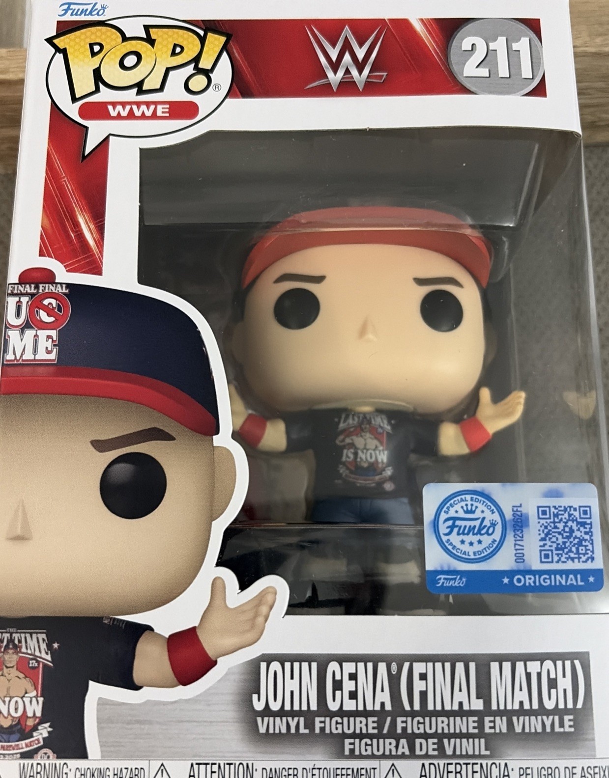 Funko Pop WWE John Cena (Final Match) #211 IN HAND
