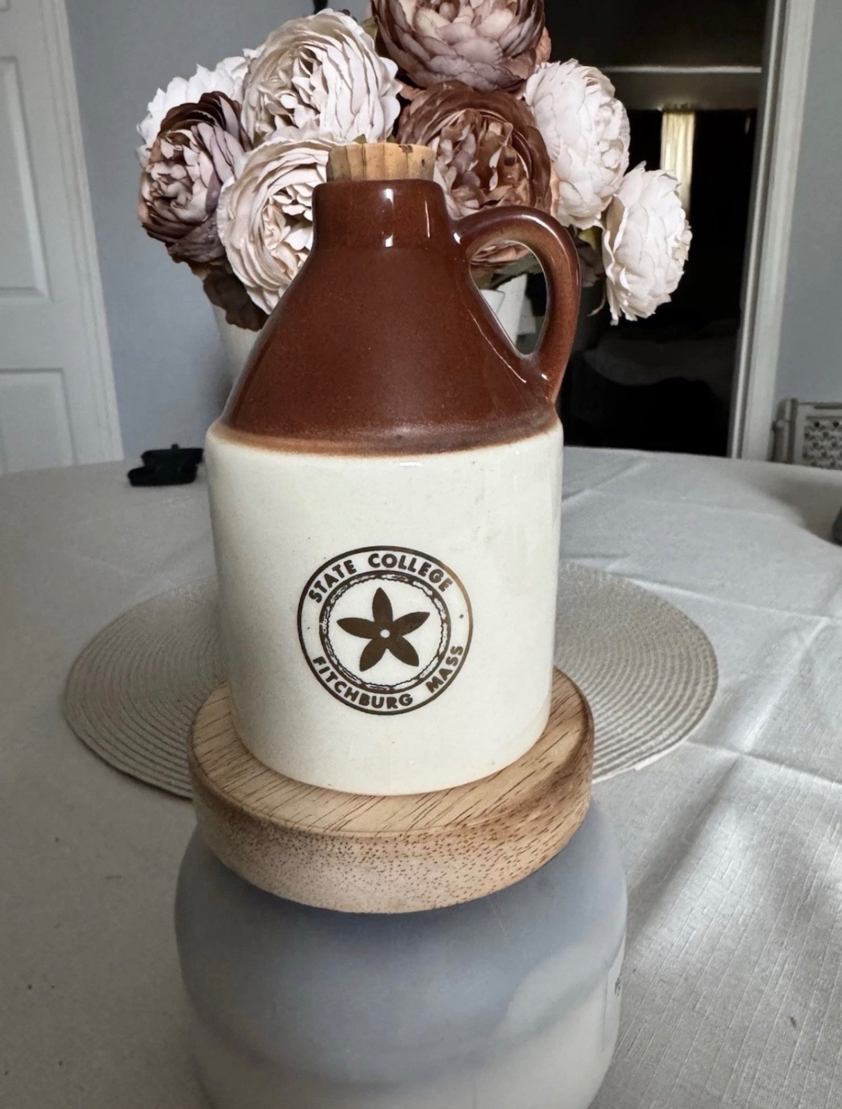 Fitchburg State College - Small Stoneware Jug Fitchburg State College - Small Stoneware Jug