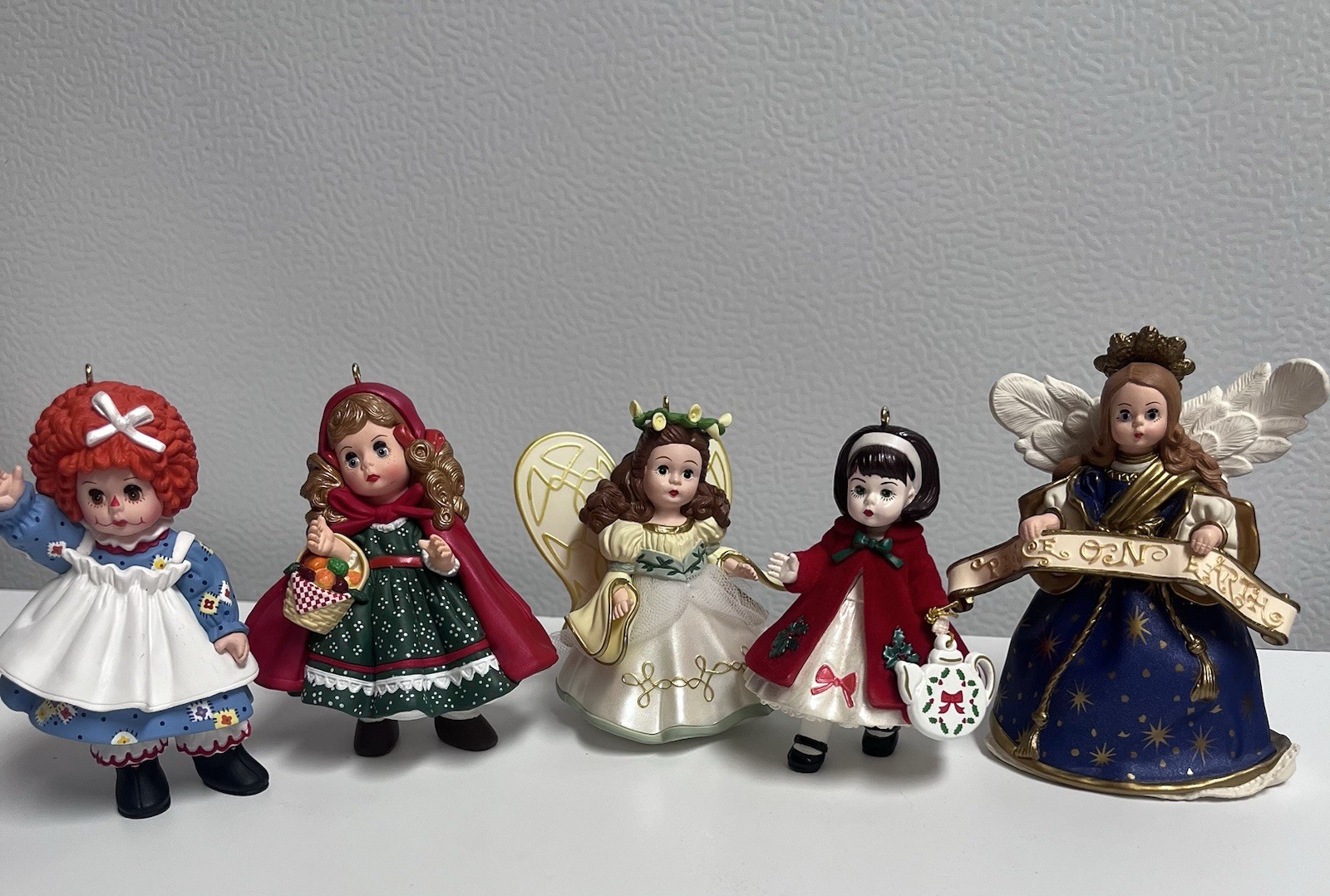 Hallmark Keepsake Ornament Lot Of 5 Madame Alexander Dolls No Boxes As Is VTG Hallmark Keepsake Ornament Lot Of 5 Madame Alexander Dolls No Boxes As Is VTG