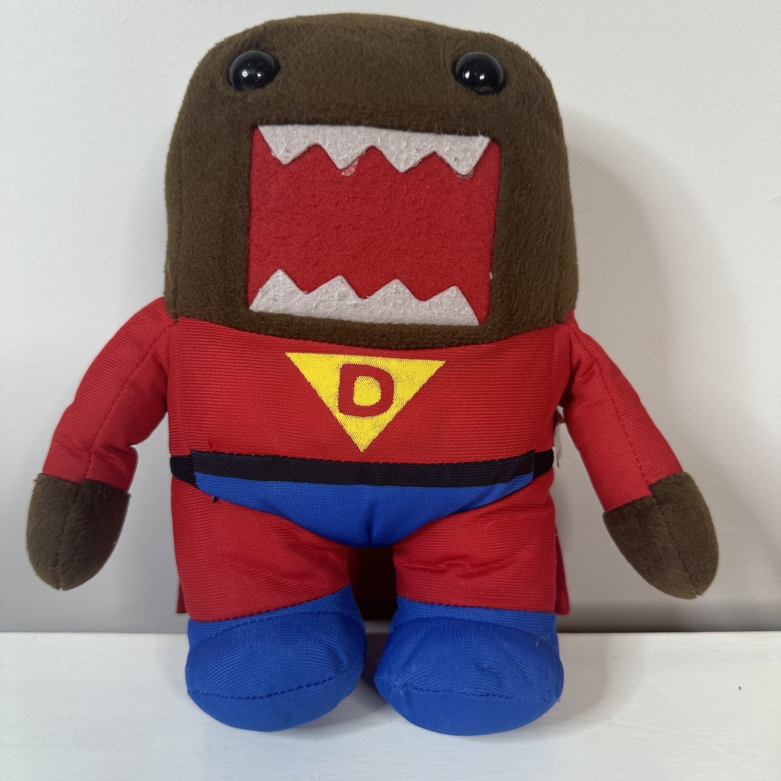 2012 Nanco 10” Super Domo Plush Anime Red Suit & Cape Stuffed Animal Toy Manga 2012 Nanco 10” Super Domo Plush Anime Red Suit & Cape Stuffed Animal Toy Manga