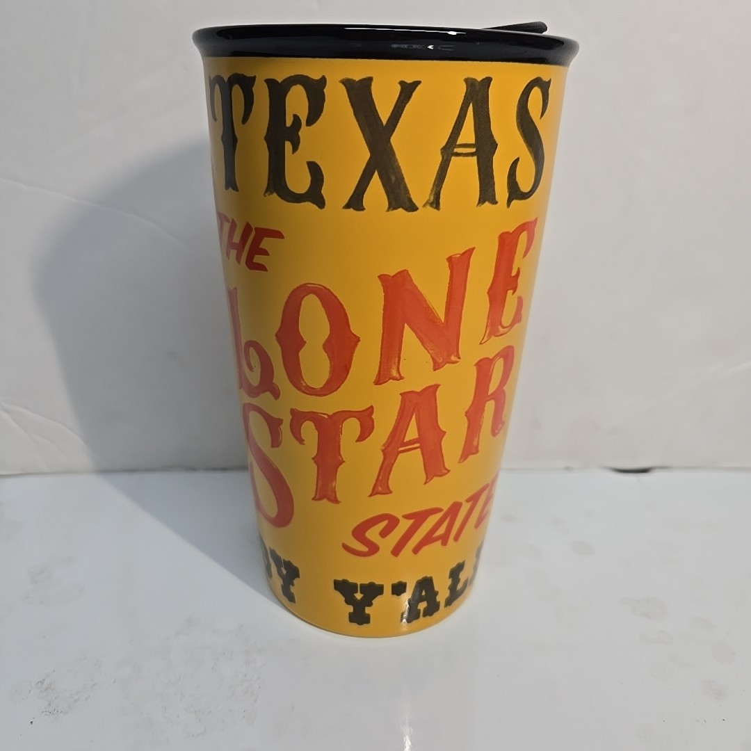 Starbucks Texas Texas The Lone Star State Howdy Tumbler 12oz Travel Mug W/ Lid Starbucks Texas Texas The Lone Star State Howdy Tumbler 12oz Travel Mug W/ Lid