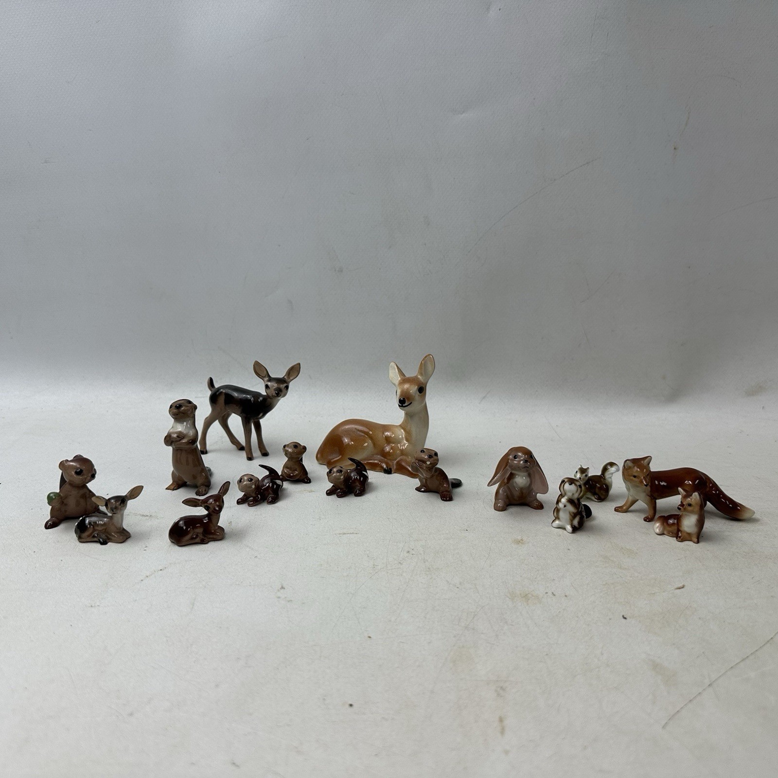 Lot Of 15 Vintage Miniature Bone China Figurines Assorted Bughouse Hagen-Renaker Lot Of 15 Vintage Miniature Bone China Figurines Assorted Bughouse Hagen-Renaker