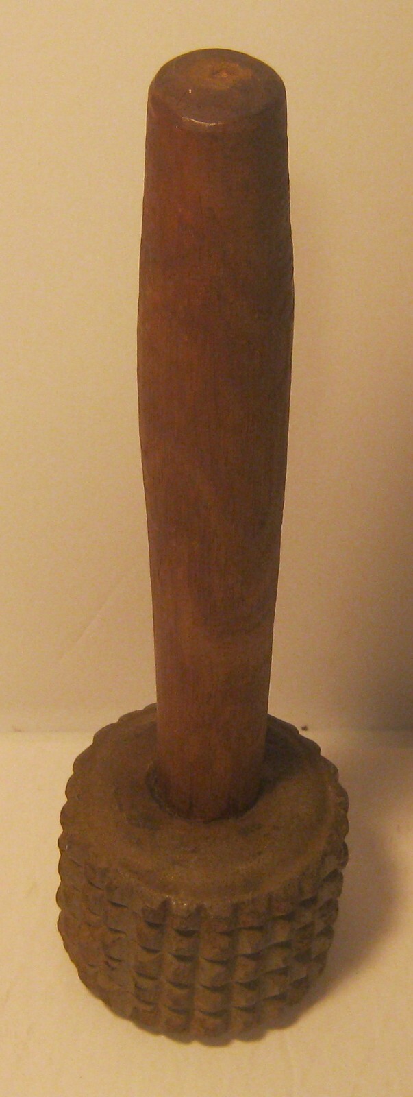 Antique MALLET Tool EARTHENWARE Knobbed Head Patented Dec. 1825 WHAT\'S IT?