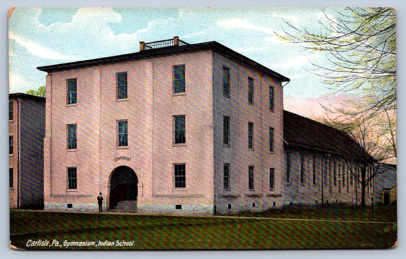 K67/ Carlisle Pennsylvania Postcard c1910 Indian School Gymnasium 497