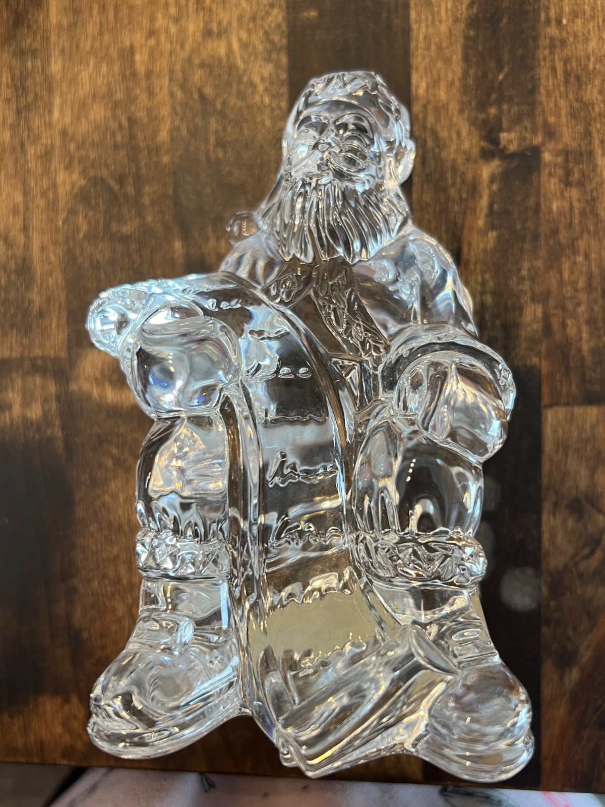 Waterford Crystal 2005 Annual Santa Claus Sculpture in Box