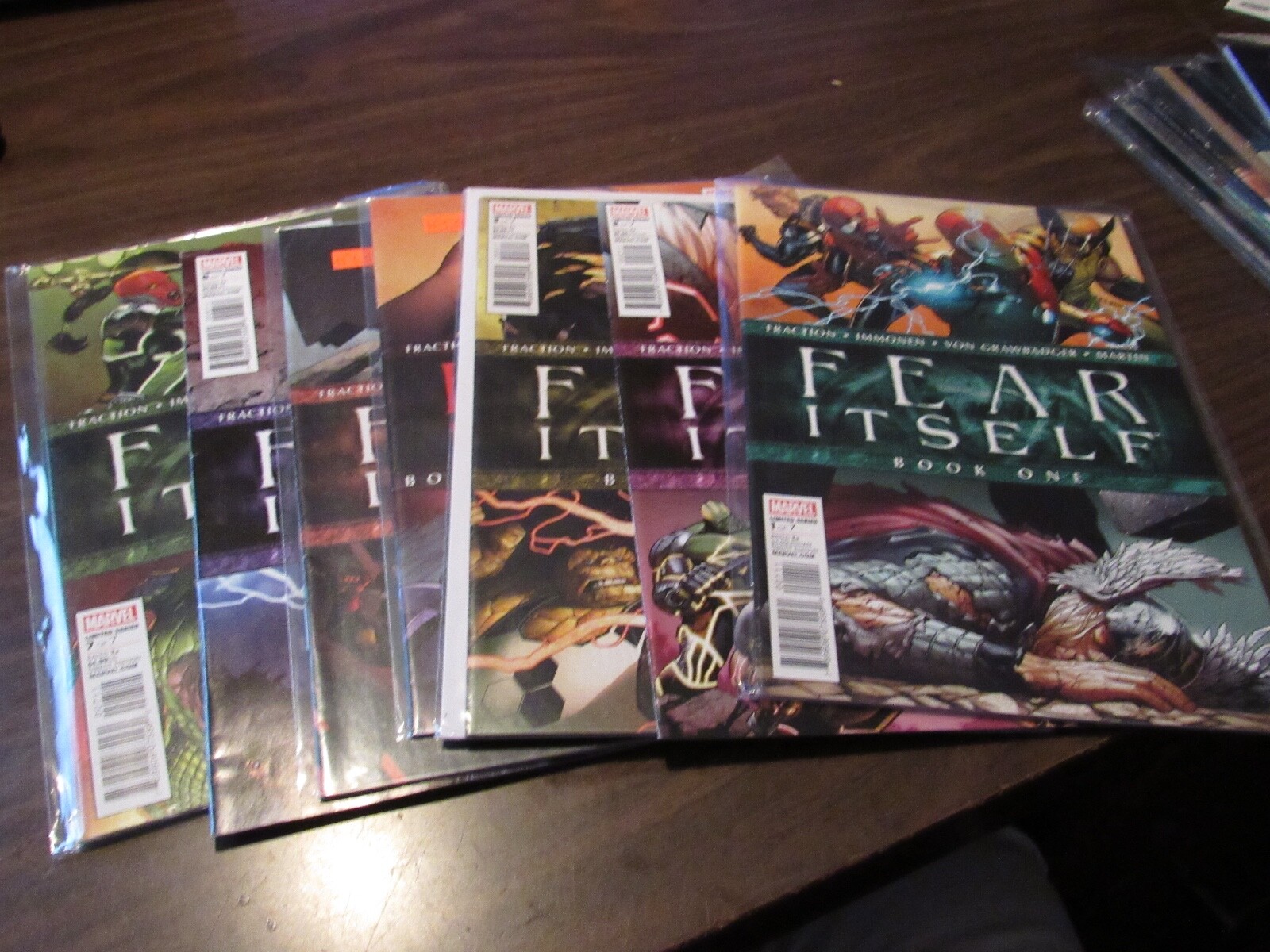 Fear Itself #1 2 3 4 5 6 7 Marvel EPIC EVENT Comic Book Set 1-7 Mini Series 