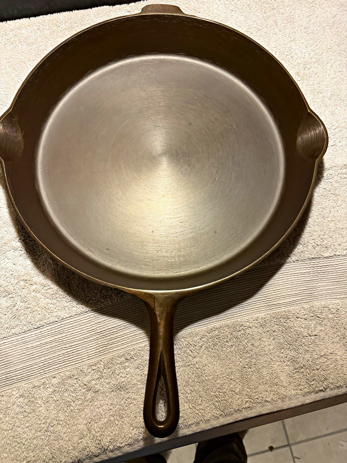 Griswold big block logo Cast Iron Skillet No. 14, Erie, PA, USA - Skillet Griswold big block logo Cast Iron Skillet No. 14, Erie, PA, USA - Skillet