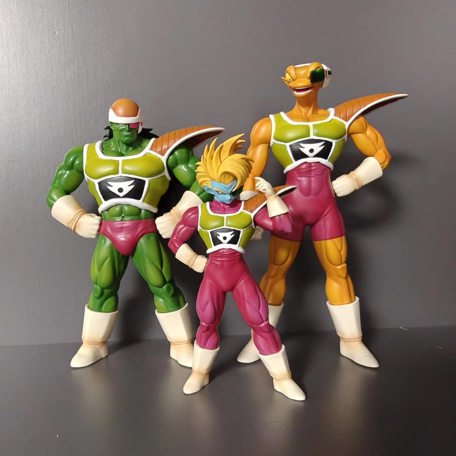 CUSTOM  Dragonball  cooler  force  Figure resin   3 pieces hg scale 8.5-10.5 cm