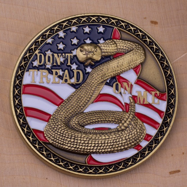 US Navy Don\'t Tread On Me Challenge Coin