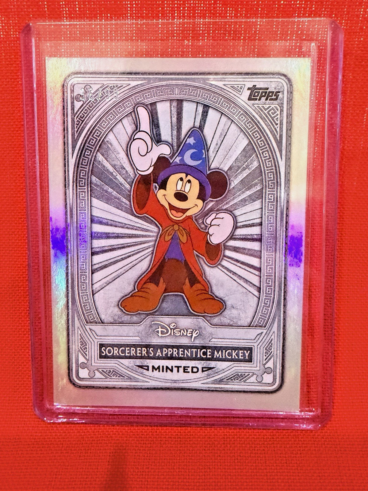 2025 Topps Disney Minted Platinum /99 SORCERER’S APPRENTICE MICKEY #120