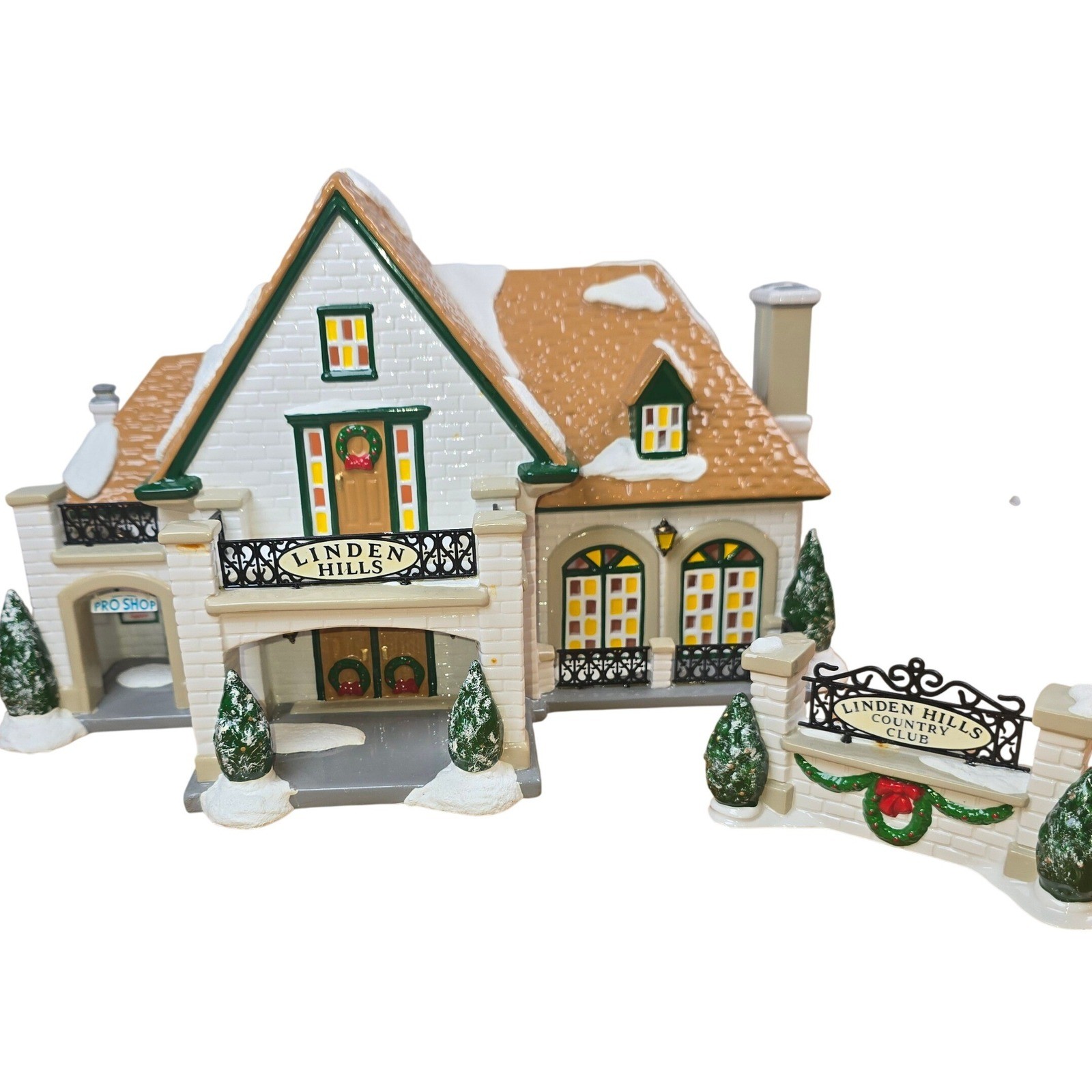 Department 56 Original Snow Village Linden Hills Country Club #54917 Retired